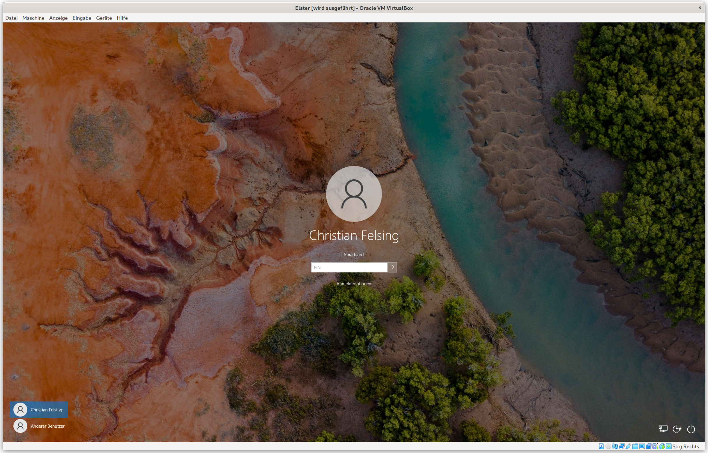 Windows 10 Smartcard Login Mask
